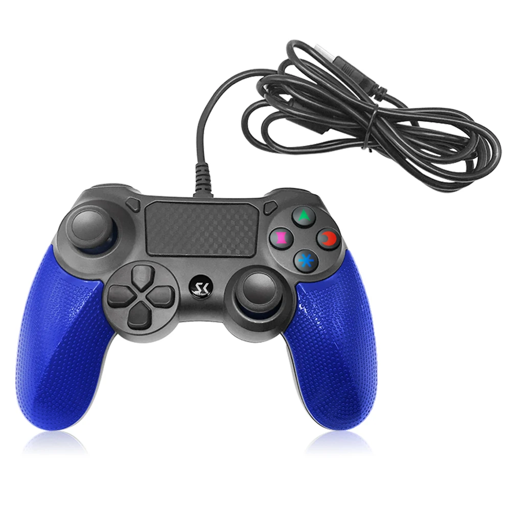 

Hot Sale Video Game Wired Controller For PS3 Sony Gamepad, Blue/red/black