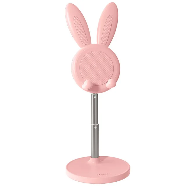 

Universal Mobile Phone Accessories Adjustable Cute Rabbit Lovely Pink Phone Holder Stand for phone Pad Tablet, Pink, white, green