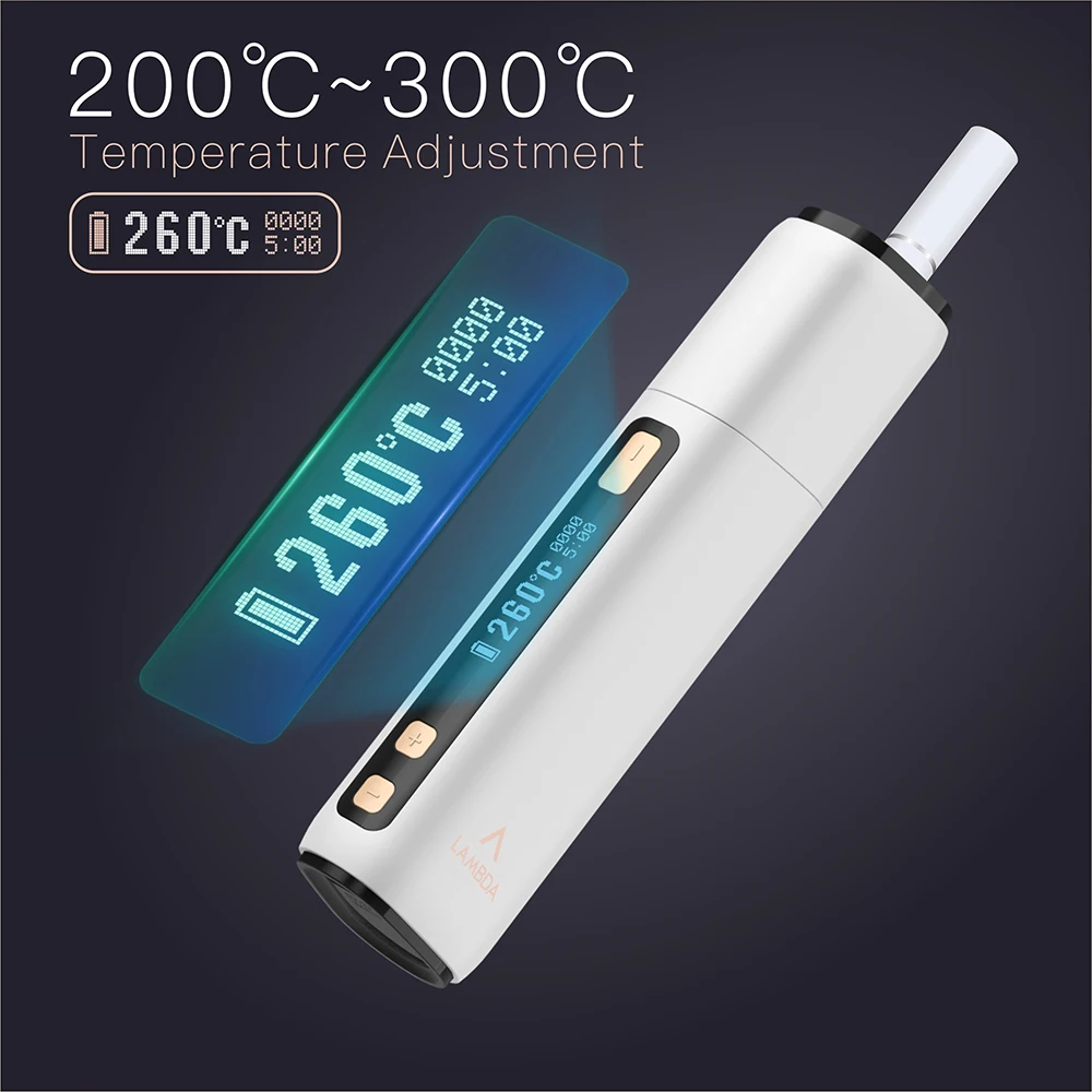 

2020 LAMBDA CC 3200mAh Heat Cigarette China Cigarette Stick Device With No Burn