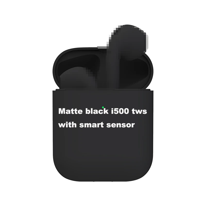 

Christmas Gift Air 2 i500 TWS Matte Black pods i9000 TWS Earbuds Wireless Headset