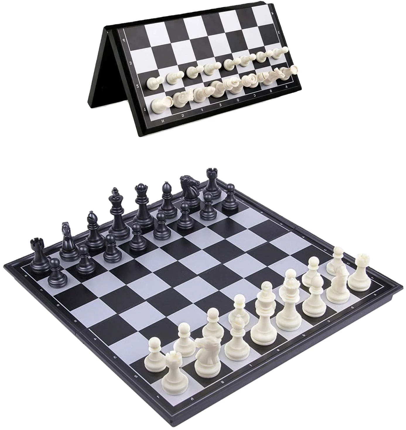 

OEM ODM ABS 25*25*2cm plastic chess set tournament Magnetic luxury chess set plastic