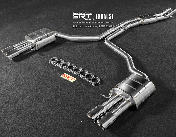 

A8 catback exhaust for Audi high quality stainless steel 3.0T A8 exhaust, Like the picture