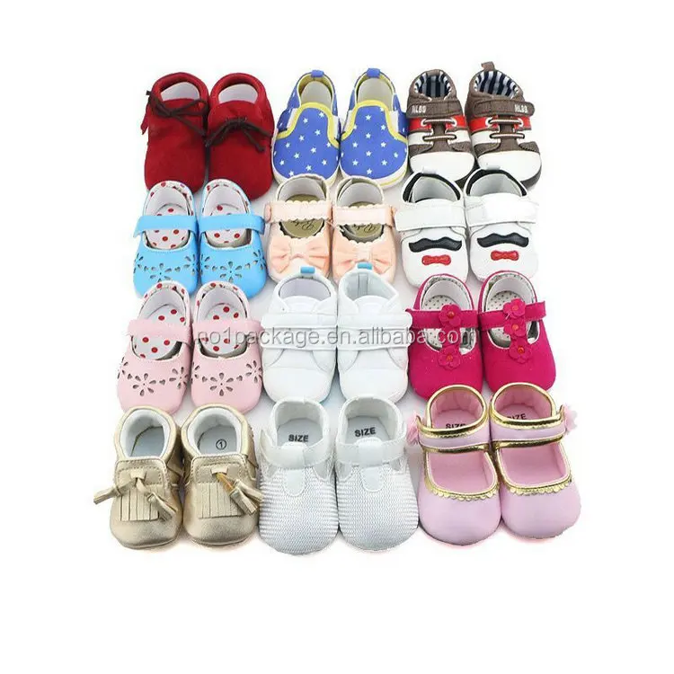 

1.25 Dollar Model YH-JML001 Factory Wholesale Mix Styles 0-12Months Comfortable Casual sport shoe or shoes stock, Mix color