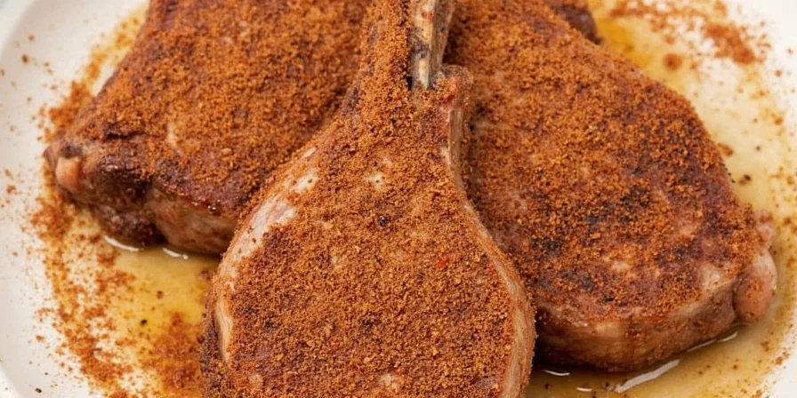 Simple savory pork chop