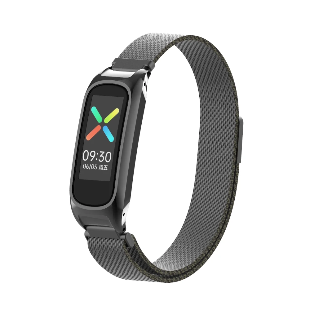 

Lianmi Oppoband Bracelet Smart Watch stainless steel Milanese Watch Strap For Oppo band, Multi colors/as the picture shows