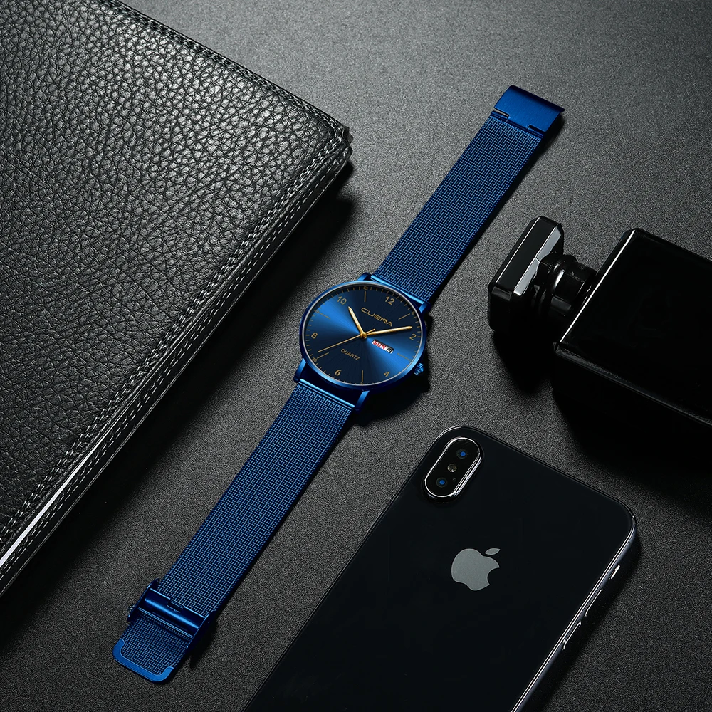 

hotsell CUENA Luxury business sport waterproof Quartz movement watches for resale orologio, 12 colors