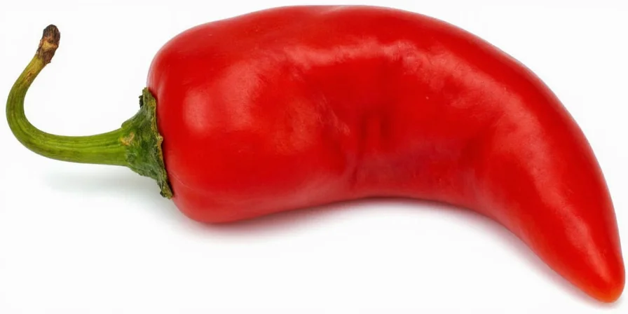 Nutrition facts infographic of red serrano pepper