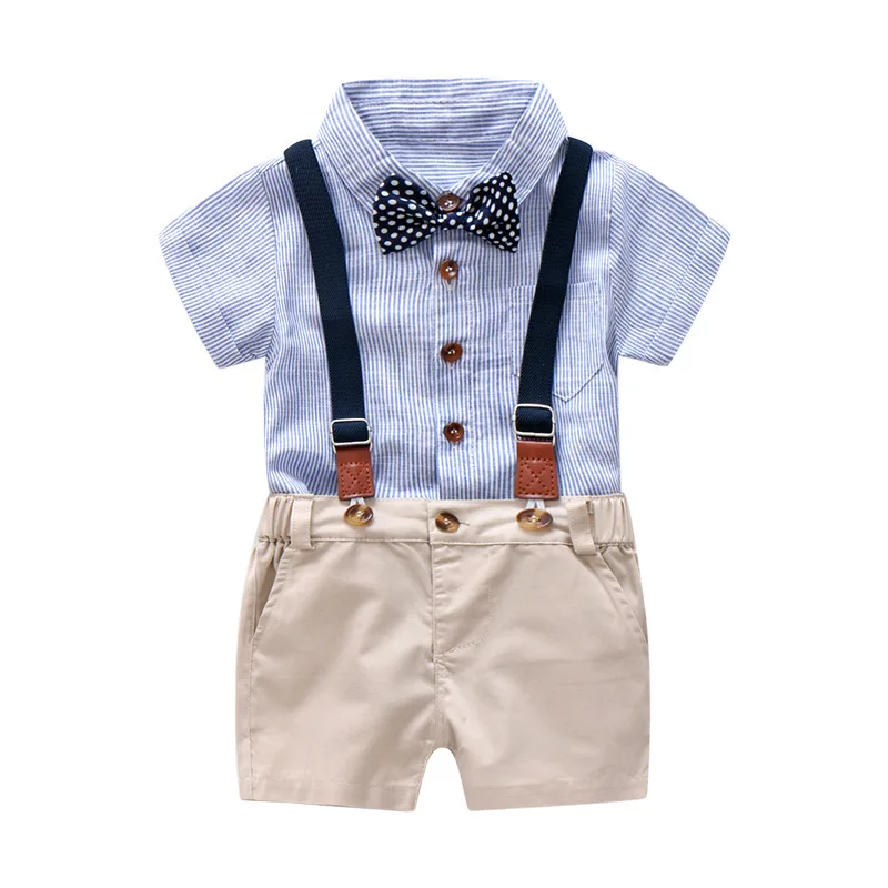 

Baby Clothes Fashion Gentleman Boys Clothing Comfortable Breathe Freely 3pcs Boys Kids Clothes Sets