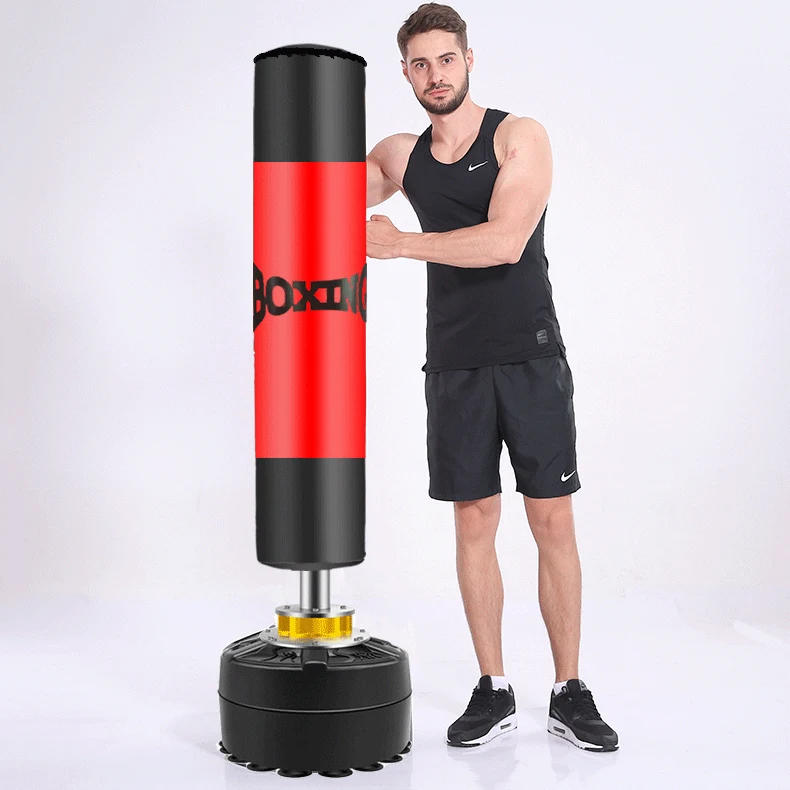 

boxing equipment standing punching bag & sand bag