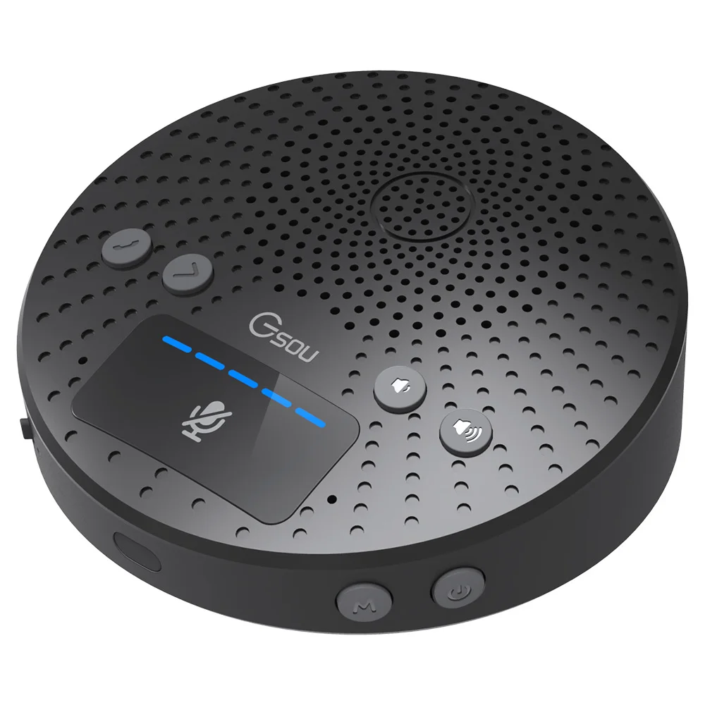 

Gsou CF10 Usb Conference speakerphone microphones multipoint speakerphone bluetooth conference for zoom skype meeting