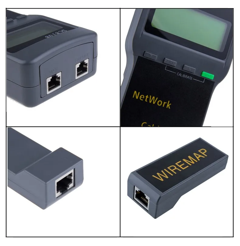 Portable Multifunction Wireless Network Tester Sc8108 Lcd Digital Pc
