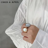 

Euro-American style 925 silver simple shell index finger rings