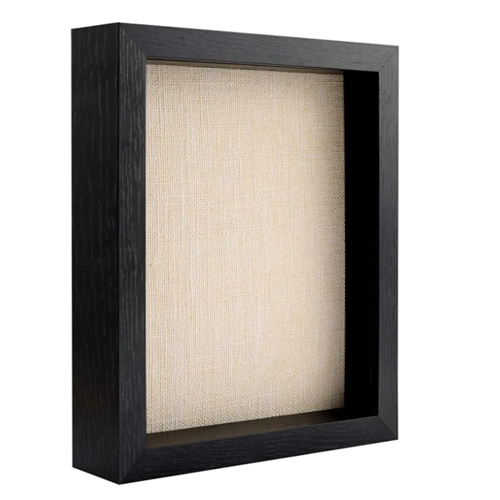 Frame Shadow Box Frames Set Of Wood Shadow Box Display Case (black ...
