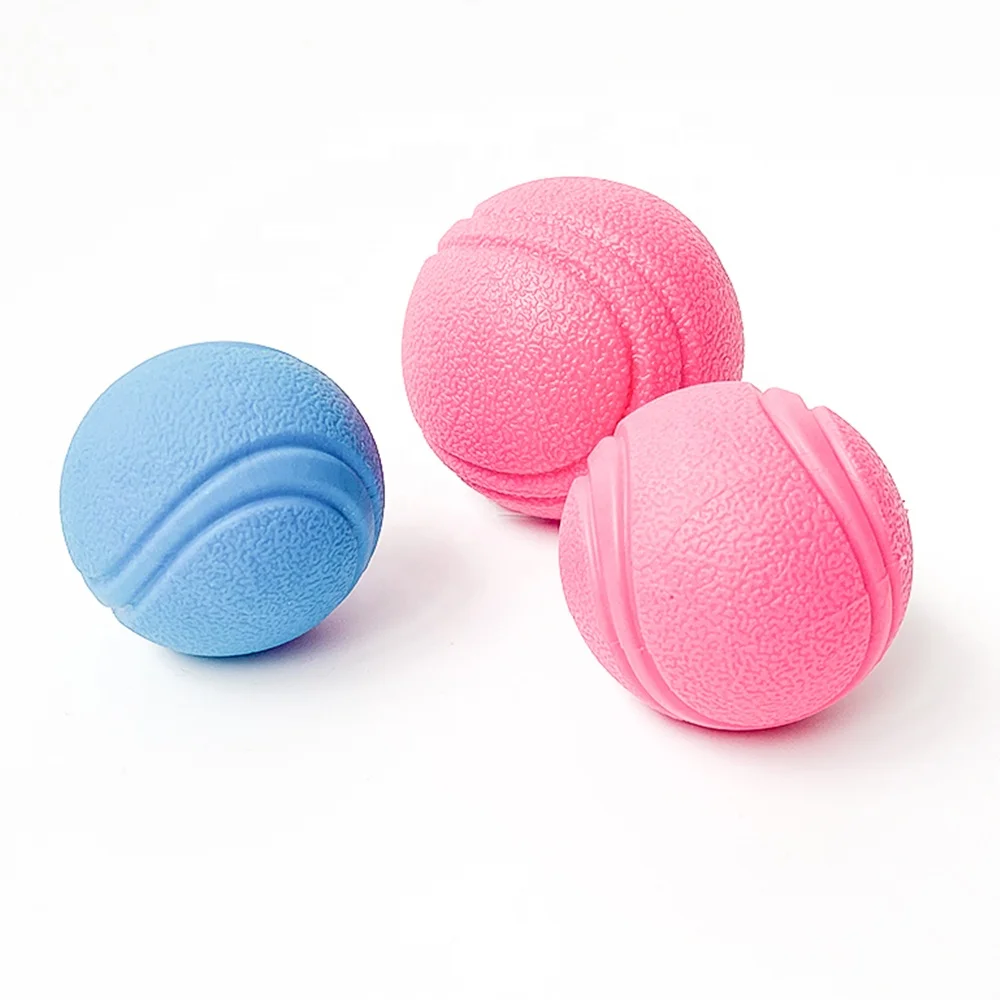 

2" 2.5" High-Bounce Ball Solid TPR Rubber Pet Dog Tennis Ball