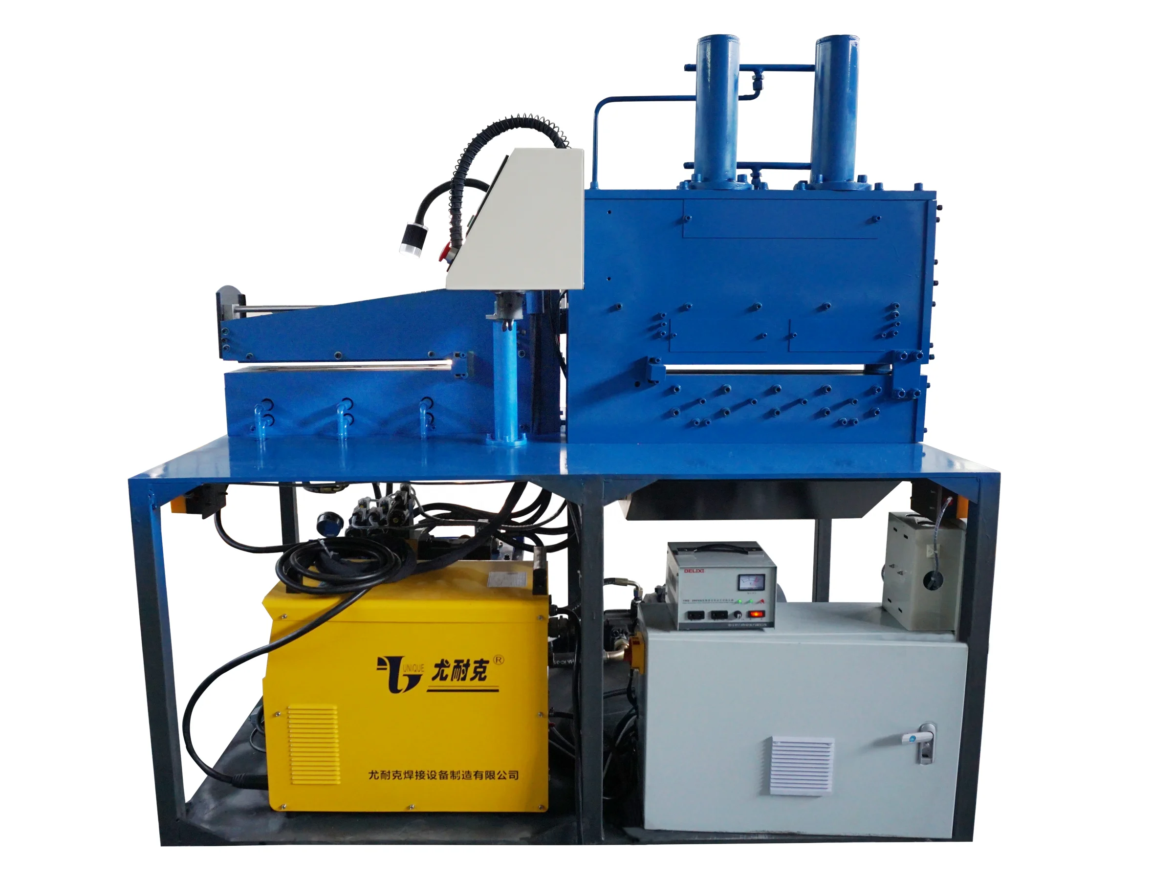 
Fully automatic horizontal shearing and welding Machine 