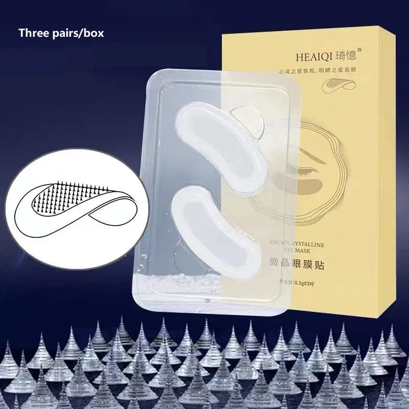 

New Anti Wrinkle Hyaluronic Acid Soluble Microneedling Eye Patch Under Eye Mask