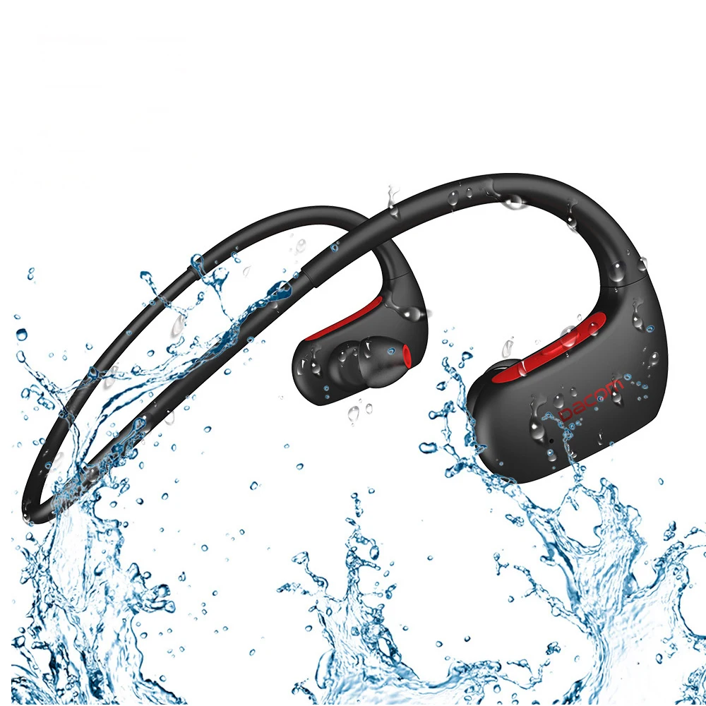 OEM ODM LOGO DACOM L05 Bluetooth v4.1 Earphones IPX7 Waterproof  Sweatproof Wireless headphones  Headset with Micr  4 colors