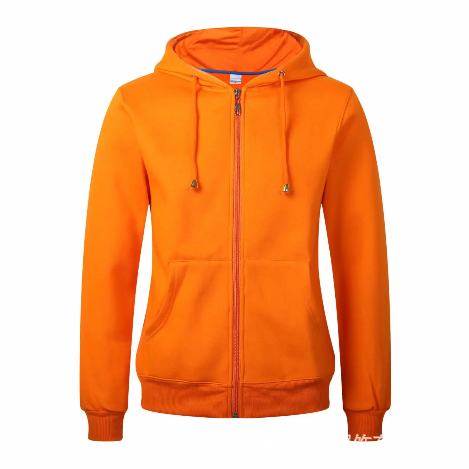 

All cotton zipper hat , plush, thick hoodie, custom printed LOGO coat