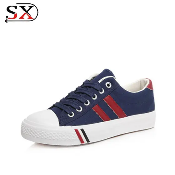 

Unisex women canvas shoes lace up casual autumn shoes blank canvas shoes