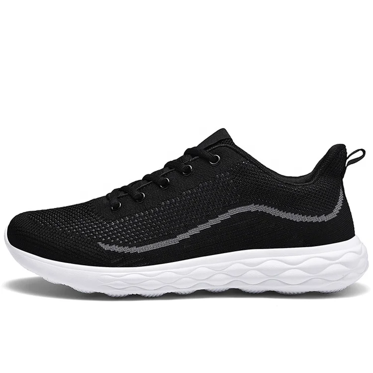 

Light Weight Fly Knitted Comfort Mesh Shoes Breathable Casual Sports Jogging Running Shoes Fashion Sneakers, Picture