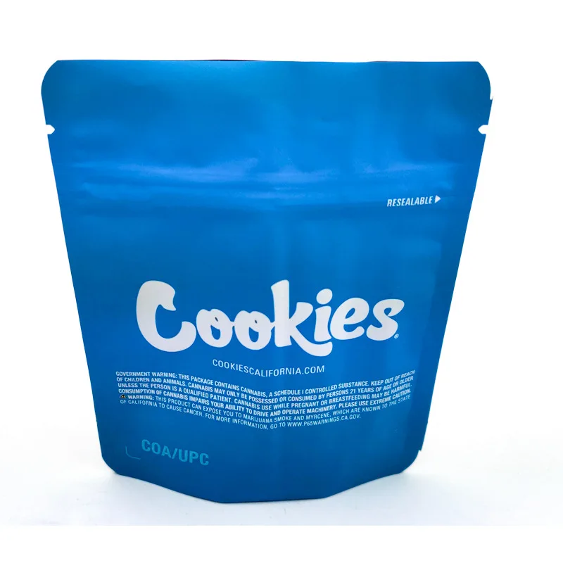 Amazon Hot Sale Blue Cookies Mylar Packaging California Sf 8th 3.5g