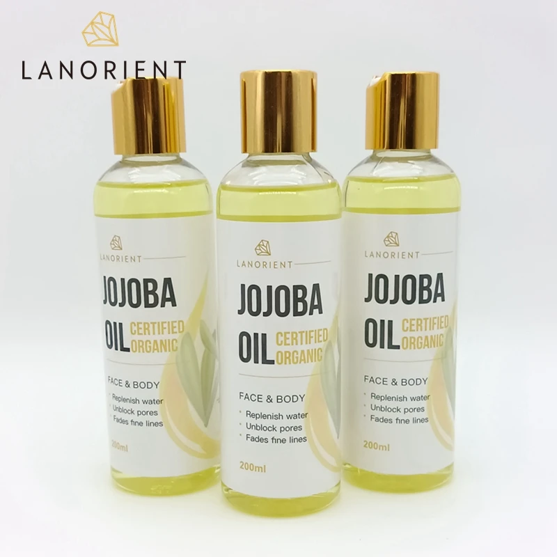 

Oem private label natural organic hair growth jojoba oil for black women private label