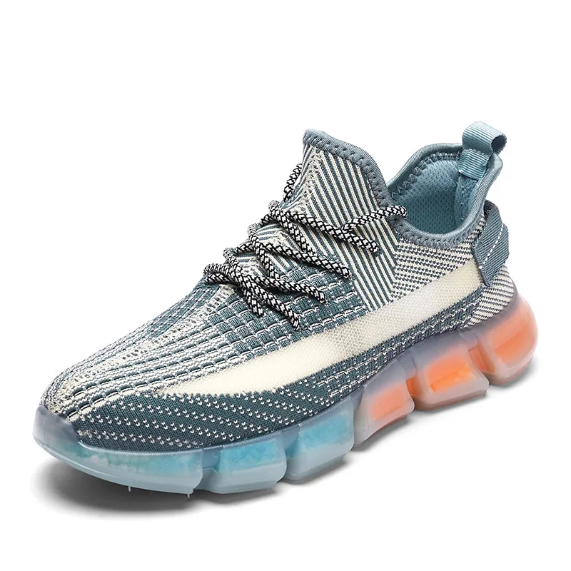 

Men's new casual sports shoes breathable walking shoes Casual sneakers chaussure de sport knit sneaker, As the picture shows