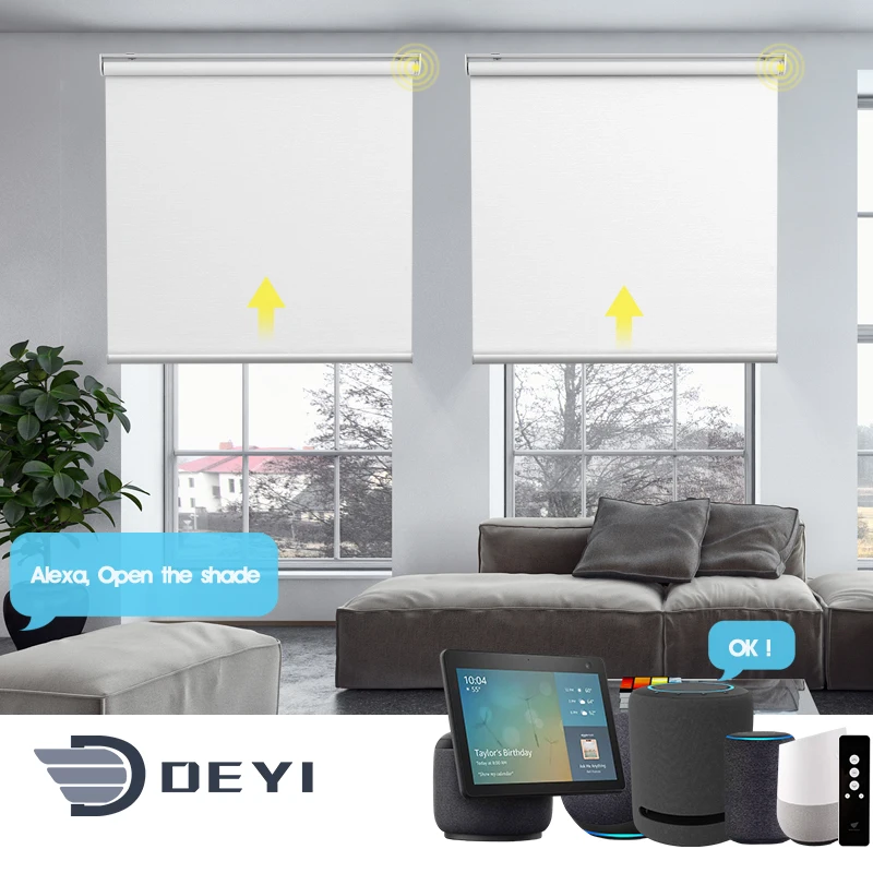 

Deyi Smart motorized motor blinds Roller blind kit, Customized color