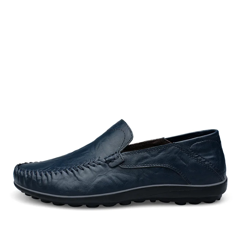 

New Italy Design High Quality Loafer Genuine Leather Shoes For Men Driver Shoes