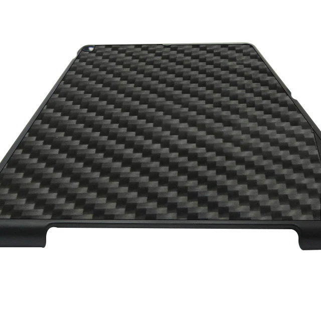 

Popular matte grooved patch protective for iPad pro10.5 inch pc carbon fiber case, Black