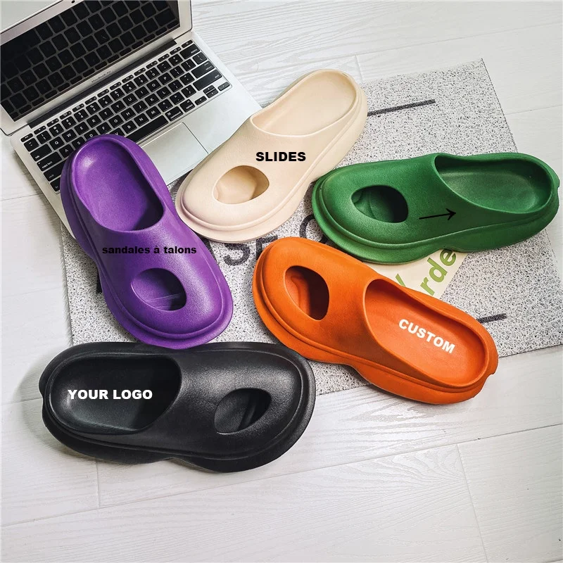 

Custom logo2021New Summer Sandals For Men Women Slippers Outdoor Wading Shoes Slides Flip Flops Large Size 47 Garden Clogs Shoes, Black,white,orange,purple ,green