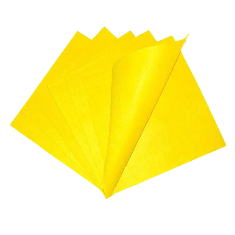

wholesale oem household yellow needle punched non woven cleaning cloth german dish cloth, As picture