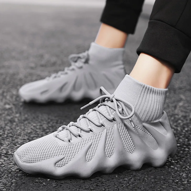 

New Fashion Running Sneakers High Top Yeezy Shoes New Style Footwear Sports Shoes Casual Sneaker For Men