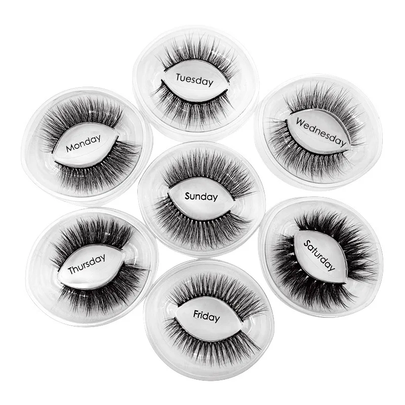 

OEM/ODM 7 Pairs Of 3d Mink Rodan Field Full Strip Lashes Boost Lashes, Black color