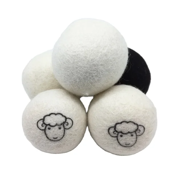 

Wholesale Amazon bestselling 100% New Zealand Natural Organic laundry wool dryer balls, Custom color