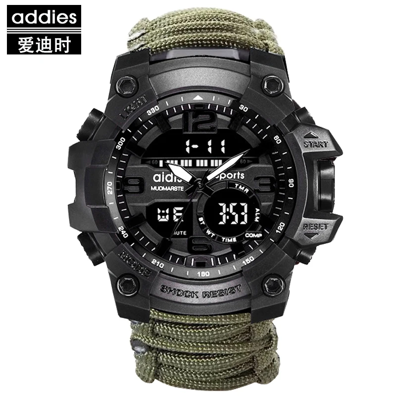 

Military Mens Watch Water resistant AIDIS Sport watch Army LED Digital wrist Stopwatches male 1605 relogio Masculino Watches