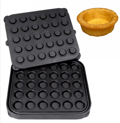 30 Holes Egg Cheese Tart Shell Press Maker Machine - Efficient & Durable