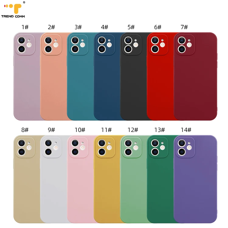 

Customized Design Matte Square Case Lens Protective Soft Skin feeling Silicone TPU Phone Case For iPhone 13 Pro max