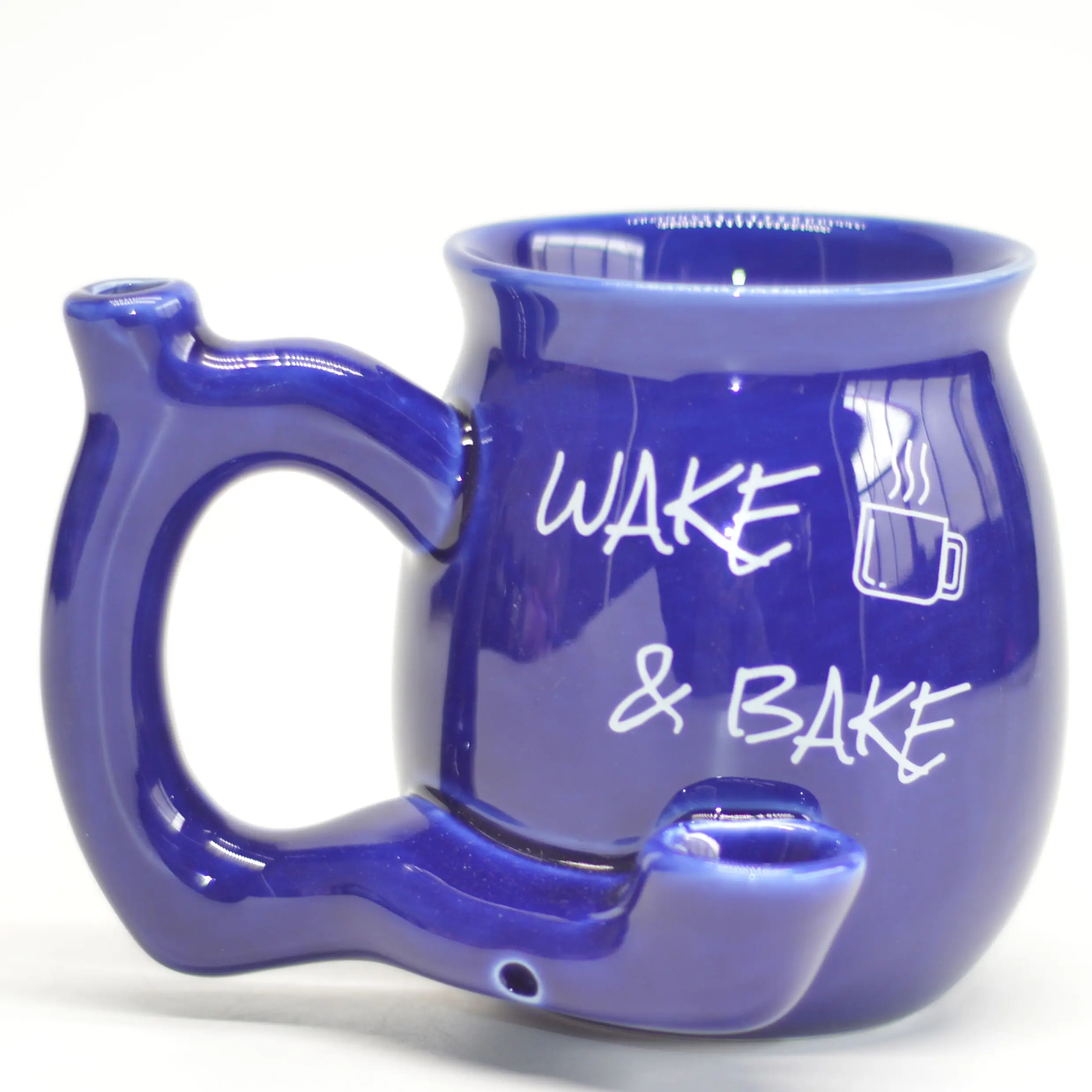 

Wholesale Ceramic Mug Pipe Stock Design Custom Logo Coffee Cup Mug With Pipes, Customize