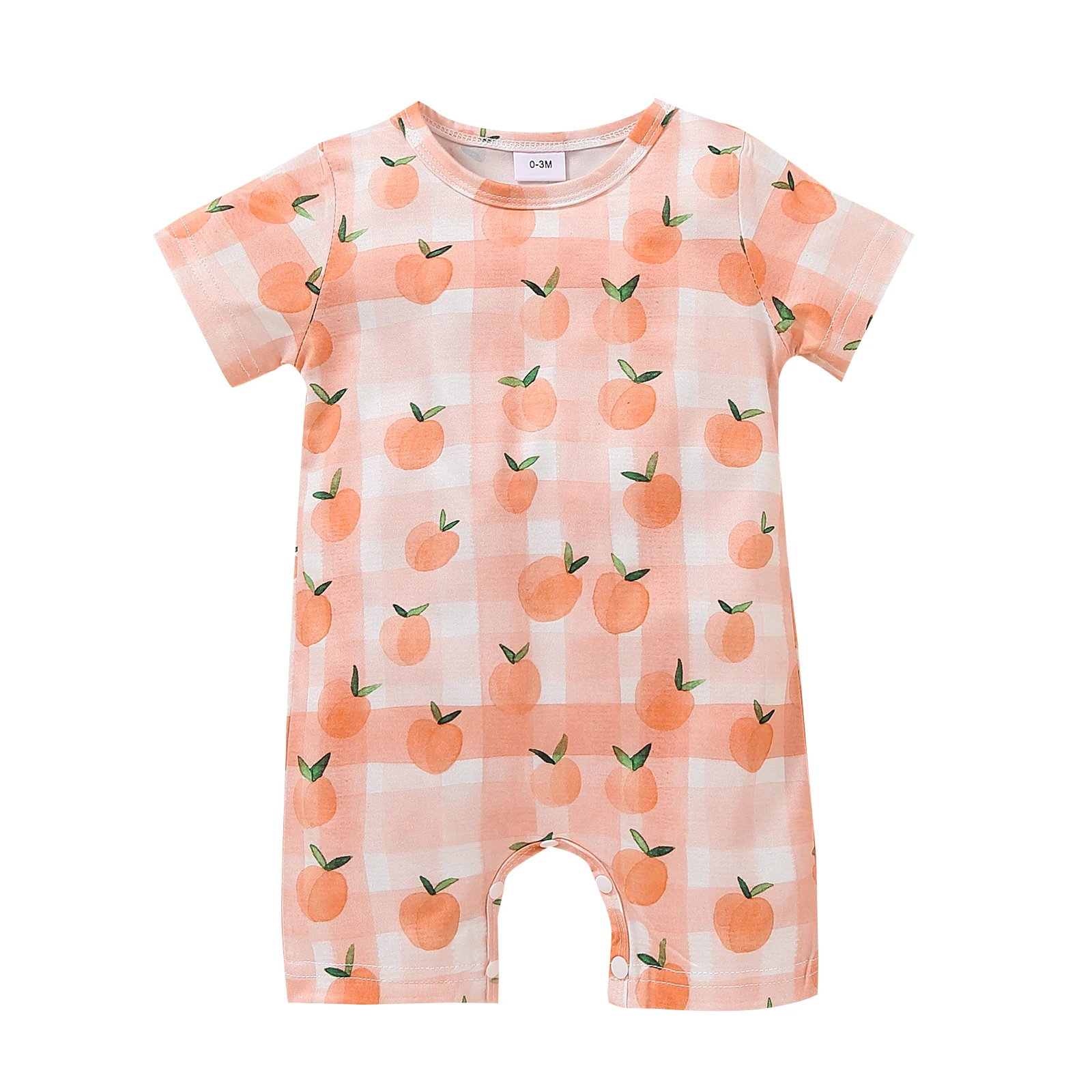

Lovely Toddler Summer Rompers Fashion Newborn Baby Girl Short Sleeve Bodysuit Wholesale Ins Style Cute Girl Comfortable Clothes