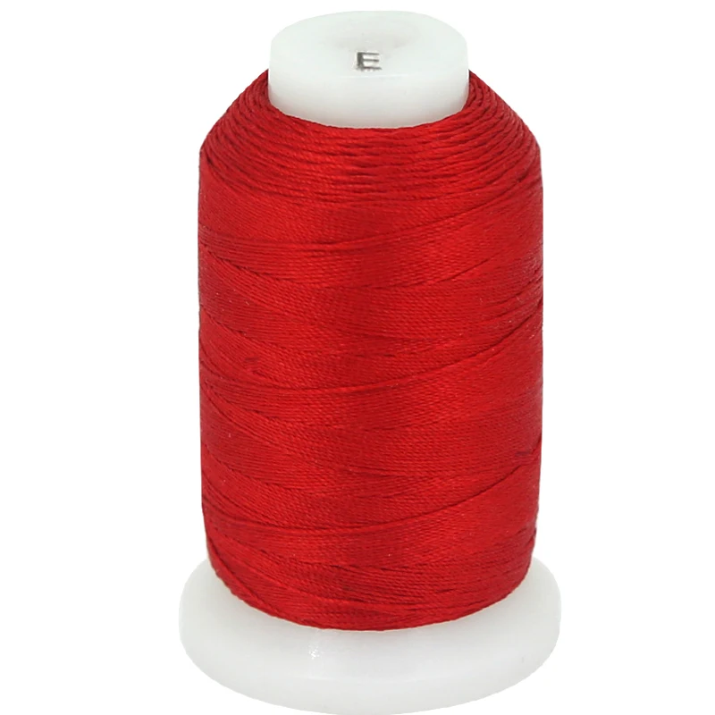 

200 Yards Handmade Customizable Wholesale Factory Price Supply 100% Natural Silk Cord Red Jewelry Silk Cord