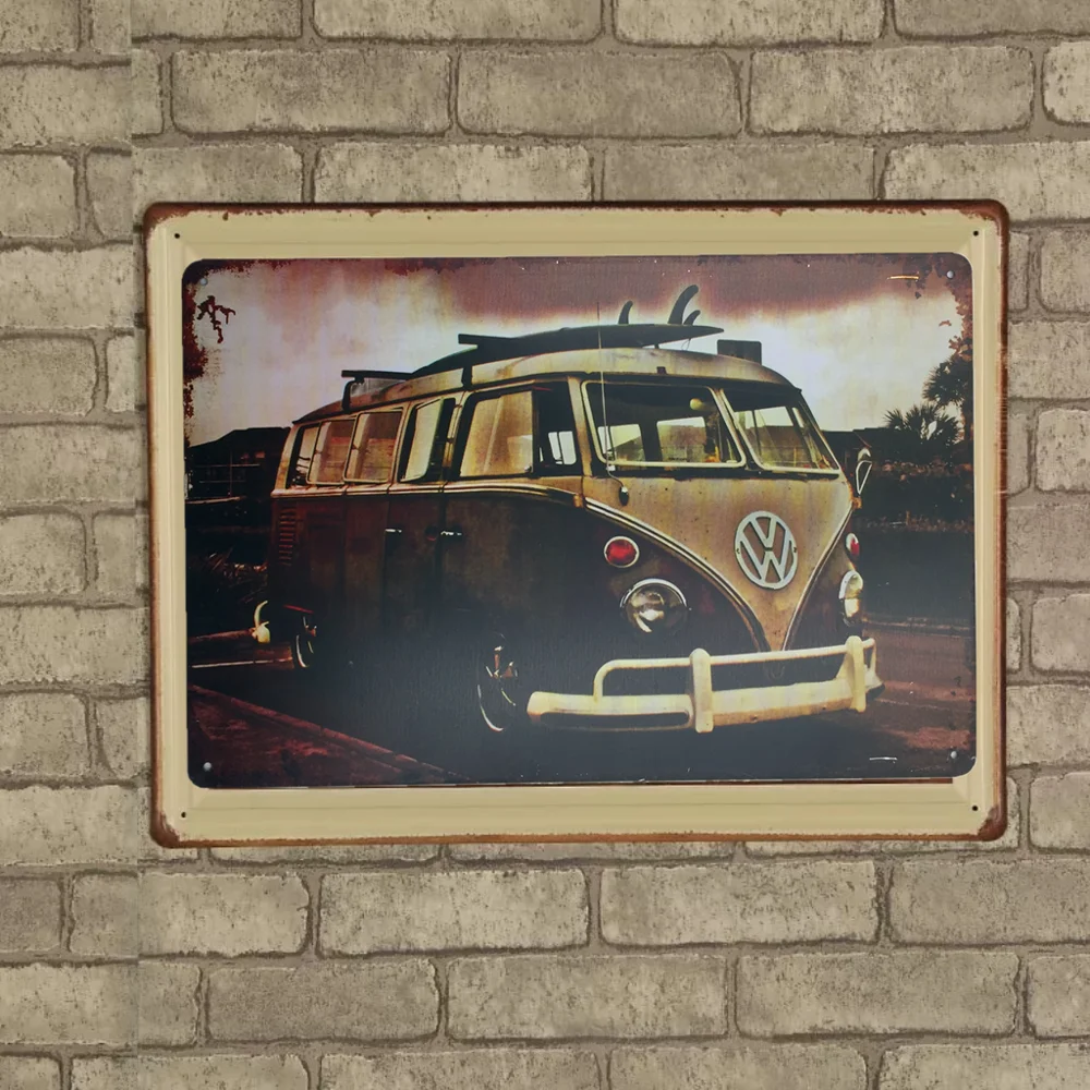 
Home Decor Custom Logo Metal Tin Printing metal Sign 