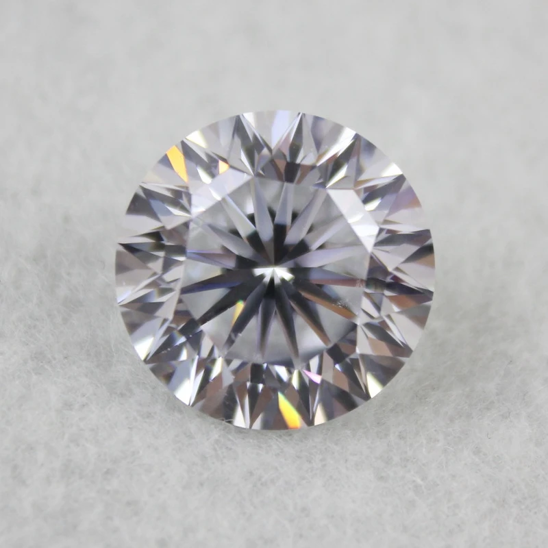 

Pure free fire diamond top up round shape gemstone loose moissanite