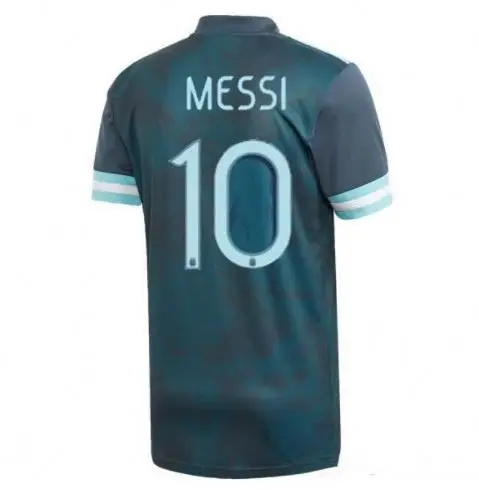 

Argentina MESSI 10# 2021 New Men's DYBALA 21# KUN AGUERO 9# Green Home Away Top Quality Football shirt
