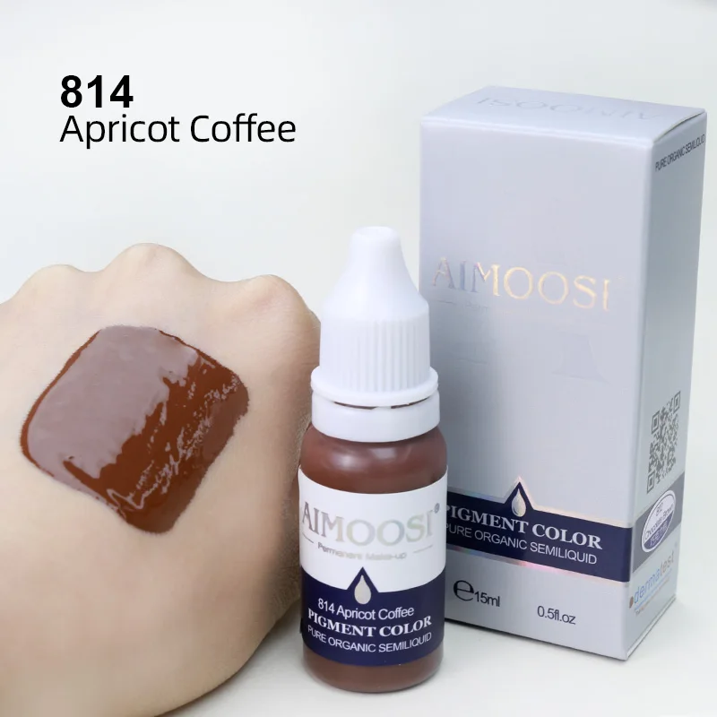 

Aimoosi organic microblade best microblading pigmentation lip eyebrow tattoo ink private label high pigment makeup, 28 colors for choose