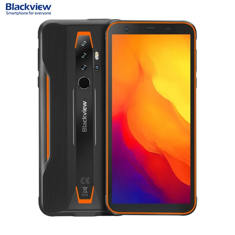 

IP68 Waterproof Blackview BV6300 Telefono Fingerprint Identification 5.7 inch Android 10.0 OTG NFC Smart Cell Phone