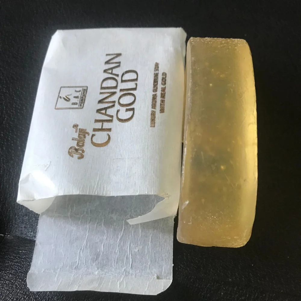
Natural Whitening Nourishing Collagen Crystal 24K Gold Amino Acid Sandalwood Soap 