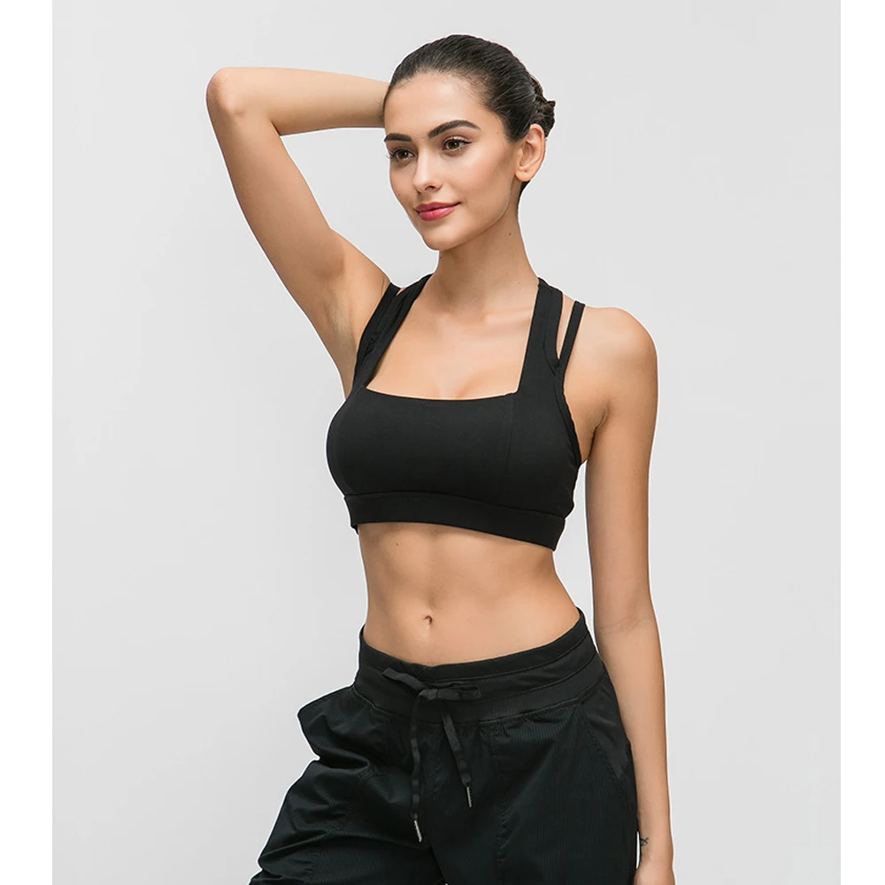 

aola wholesale seamless comfortable custom logo gym fitness bra, Purple/green/black/white