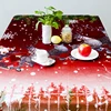 140*200 CM Christmas Tablecloth Rectangular Table Cover Home Party Decoration Xmas Festive Dining Table Cloth