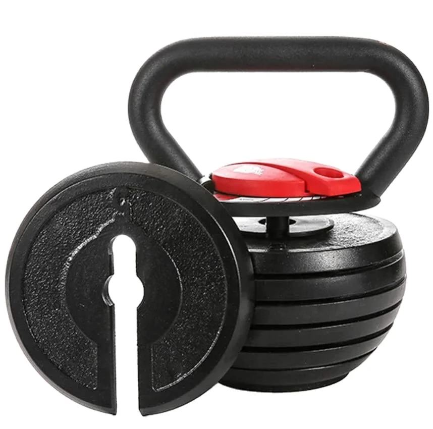 

Walright 2021 New 20LB 40LB Wholesale Handle Grip Weight Adjustable Kettlebell With Plates for women and men